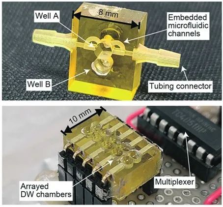 摩方精密的S140高精度3D打印機所打印的DCM器件